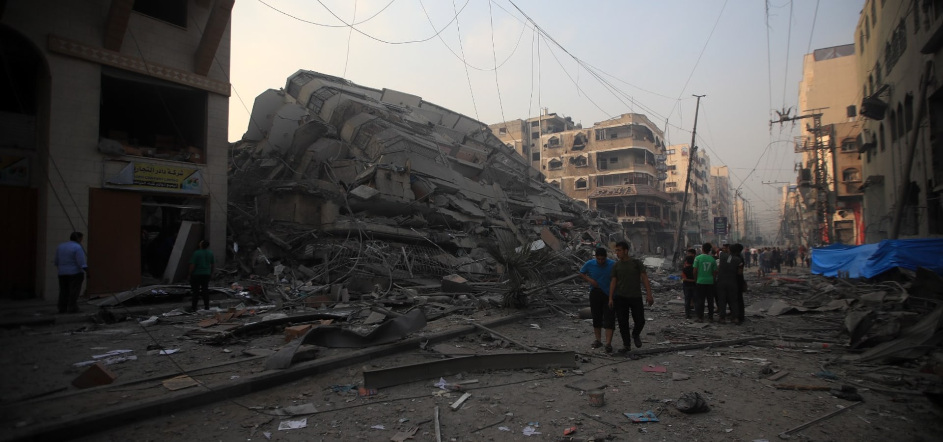 Affected area in Gaza 