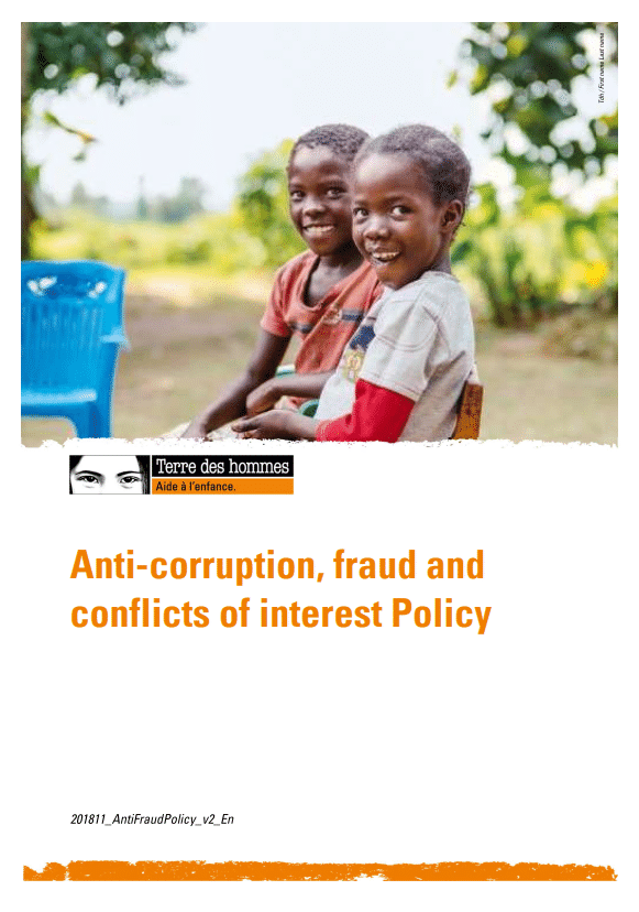 Anti-corruption, fraud and conflicts of interest Policy