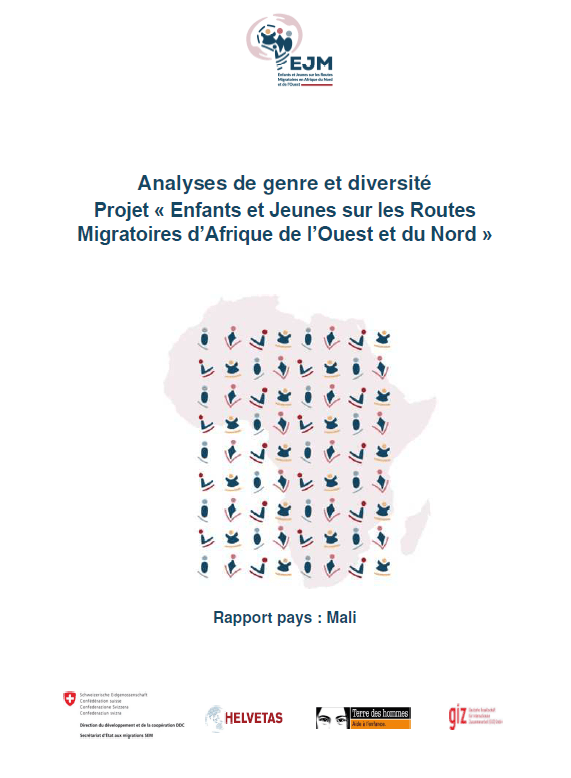 Mali: Analyses de genre et diversité, Projet « Enfants et Jeunes sur les Routes Migratoires d’Afrique de l’Ouest et du Nord »